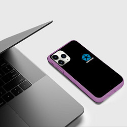 Чехол iPhone 11 Pro матовый Chrysler, цвет: 3D-фиолетовый — фото 2