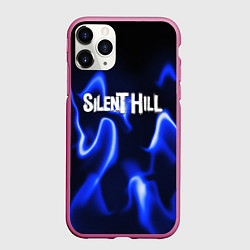 Чехол iPhone 11 Pro матовый Silenthill тень призрака, цвет: 3D-малиновый