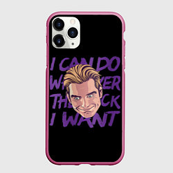 Чехол iPhone 11 Pro матовый Хоумлендер мем Пацаны
