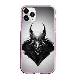 Чехол iPhone 11 Pro матовый Batman who laughs, цвет: 3D-розовый