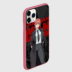 Чехол iPhone 11 Pro матовый Makima, цвет: 3D-малиновый — фото 2