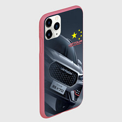Чехол iPhone 11 Pro матовый Jetour, цвет: 3D-малиновый — фото 2