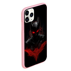 Чехол iPhone 11 Pro матовый Neon Batman in the dark, цвет: 3D-баблгам — фото 2