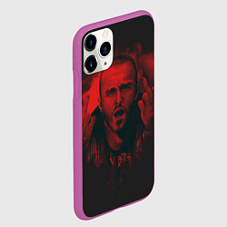 Чехол iPhone 11 Pro матовый Jesse Pinkman, цвет: 3D-фиолетовый — фото 2