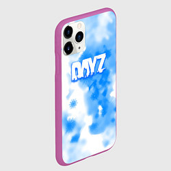 Чехол iPhone 11 Pro матовый Dayz зима, цвет: 3D-фиолетовый — фото 2