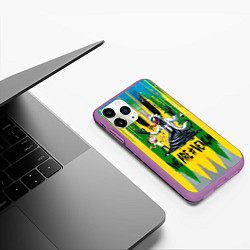 Чехол iPhone 11 Pro матовый We are Venom - Morty and Rick fantasy, цвет: 3D-фиолетовый — фото 2