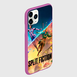 Чехол iPhone 11 Pro матовый Главные герои Split fiction, цвет: 3D-фиолетовый — фото 2