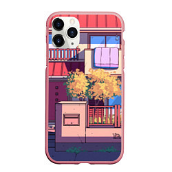 Чехол iPhone 11 Pro матовый Lo-fi японский стиль улица, цвет: 3D-баблгам