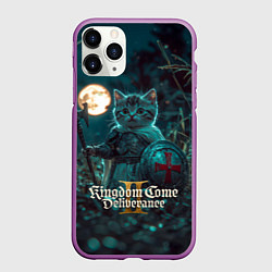Чехол iPhone 11 Pro матовый Kingdom Come Deliverance 2 котенок рыцарь