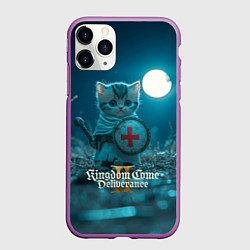 Чехол iPhone 11 Pro матовый Kingdom Come Deliverance 2 котик рыцарь
