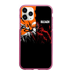 Чехол iPhone 11 Pro матовый Bleach Ичиго Куросаки, цвет: 3D-малиновый