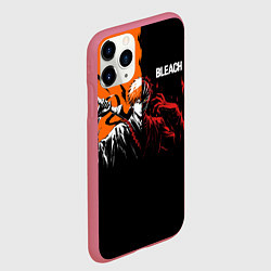 Чехол iPhone 11 Pro матовый Bleach Ичиго Куросаки, цвет: 3D-малиновый — фото 2