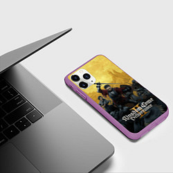 Чехол iPhone 11 Pro матовый Сражение Kingdom come 2 deliverance, цвет: 3D-фиолетовый — фото 2