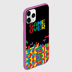 Чехол iPhone 11 Pro матовый Game over, цвет: 3D-фиолетовый — фото 2