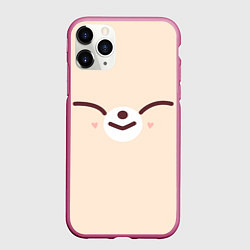Чехол iPhone 11 Pro матовый FoxINy skzoo, цвет: 3D-малиновый