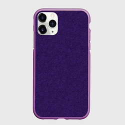 Чехол iPhone 11 Pro матовый Насыщенный фиолетовый однотонная текстура, цвет: 3D-фиолетовый