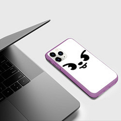 Чехол iPhone 11 Pro матовый Leebit skzoo, цвет: 3D-фиолетовый — фото 2