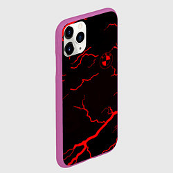 Чехол iPhone 11 Pro матовый BMW storm red color, цвет: 3D-фиолетовый — фото 2