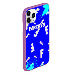Чехол iPhone 11 Pro матовый Farcry 6 pattern, цвет: 3D-фиолетовый — фото 2