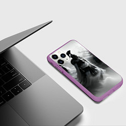 Чехол iPhone 11 Pro матовый Спартанская армия, цвет: 3D-фиолетовый — фото 2