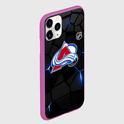 Чехол iPhone 11 Pro матовый Колорадо Эвеланш - плиты с подсветкой, цвет: 3D-фиолетовый — фото 2