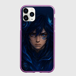 Чехол iPhone 11 Pro матовый Оророн арт, цвет: 3D-фиолетовый