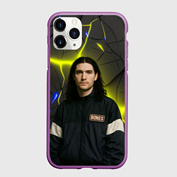 Чехол iPhone 11 Pro матовый Bones в спортивном стиле