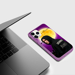 Чехол iPhone 11 Pro матовый Deadboy Bones, цвет: 3D-фиолетовый — фото 2
