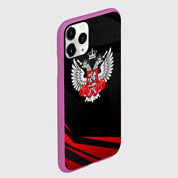 Чехол iPhone 11 Pro матовый Федерация бокса - красный спорт, цвет: 3D-фиолетовый — фото 2