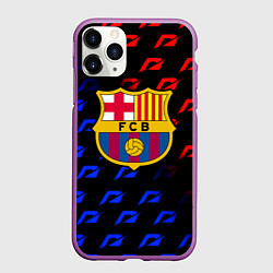 Чехол iPhone 11 Pro матовый Barcelona gradient need for speed, цвет: 3D-фиолетовый