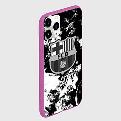 Чехол iPhone 11 Pro матовый Juventus белый дым, цвет: 3D-фиолетовый — фото 2