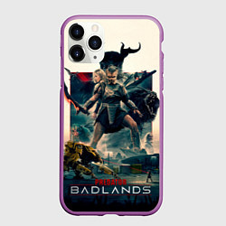 Чехол iPhone 11 Pro матовый Персонажи из Хищник планета смерти