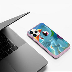 Чехол iPhone 11 Pro матовый My littlle pony, цвет: 3D-розовый — фото 2