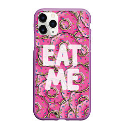 Чехол iPhone 11 Pro матовый Eat me, Homer, цвет: 3D-фиолетовый