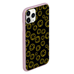 Чехол iPhone 11 Pro матовый Nirvana Pattern, цвет: 3D-розовый — фото 2