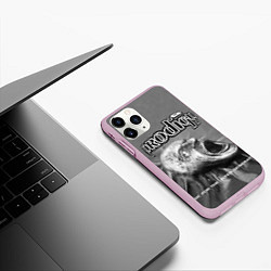 Чехол iPhone 11 Pro матовый The Prodigy: Madness, цвет: 3D-розовый — фото 2