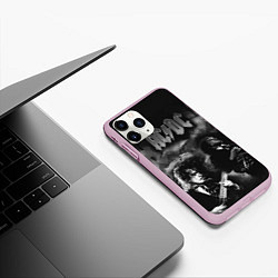 Чехол iPhone 11 Pro матовый AC/DC, цвет: 3D-розовый — фото 2
