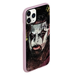 Чехол iPhone 11 Pro матовый Slipknot Face, цвет: 3D-розовый — фото 2