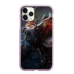 Чехол iPhone 11 Pro матовый Ursa Rage, цвет: 3D-розовый