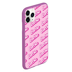 Чехол iPhone 11 Pro матовый Barbie Pattern, цвет: 3D-фиолетовый — фото 2