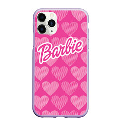 Чехол iPhone 11 Pro матовый Barbie, цвет: 3D-светло-сиреневый