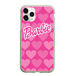 Чехол iPhone 11 Pro матовый Barbie, цвет: 3D-салатовый