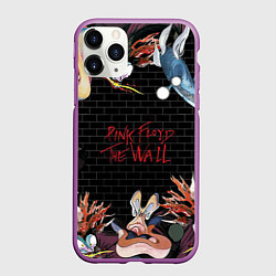 Чехол iPhone 11 Pro матовый Pink Floyd: The Wall, цвет: 3D-фиолетовый