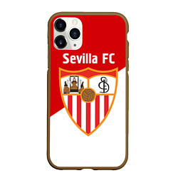 Чехол iPhone 11 Pro матовый Sevilla FC, цвет: 3D-коричневый