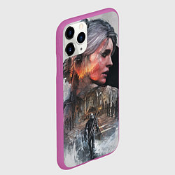 Чехол iPhone 11 Pro матовый Девушки Ведьмака, цвет: 3D-фиолетовый — фото 2