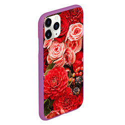 Чехол iPhone 11 Pro матовый Ассорти из цветов, цвет: 3D-фиолетовый — фото 2