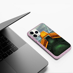 Чехол iPhone 11 Pro матовый Gordon Freeman: Costume, цвет: 3D-розовый — фото 2