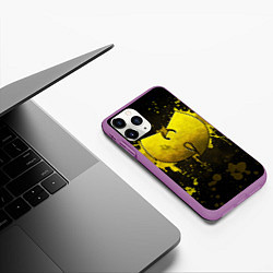 Чехол iPhone 11 Pro матовый Wu-Tang Clan: Yellow, цвет: 3D-фиолетовый — фото 2