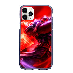 Чехол iPhone 11 Pro матовый League of legends, цвет: 3D-серый