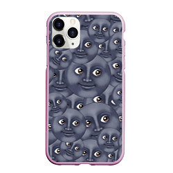 Чехол iPhone 11 Pro матовый Эмодзи, цвет: 3D-розовый